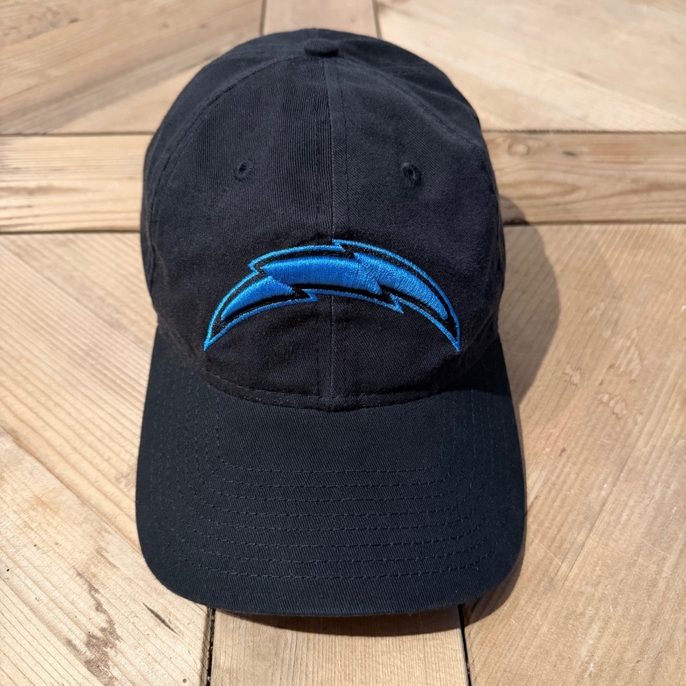 New Era Los Angeles Chargers Black 9TWENTY Adjustable Baseball Hat, one size